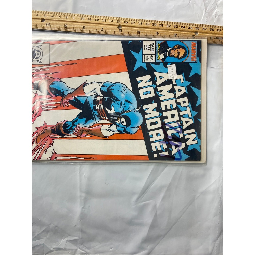 Captain America No More‎ Comic Book Marvel Comics VF 85 Issue 355 August 1989